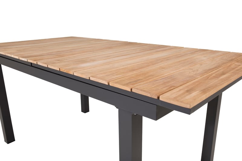 Ruokapöytä Mexico Jatkettava 160-240 cm Ruskea/Musta - Venture Home - Puutarhakalusteet - Terassipöydät - Ruokapöytä terassille