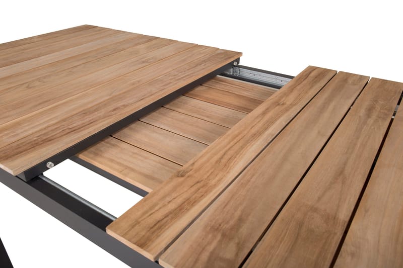 Ruokapöytä Mexico Jatkettava 160-240 cm Ruskea/Musta - Venture Home - Puutarhakalusteet - Terassipöydät - Ruokapöytä terassille