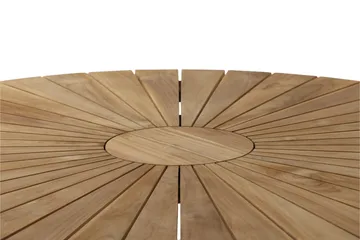 Ruokapöytä Mexico Pyöreä 140 cm Ruskea/Musta - Venture Home - Puutarhakalusteet - Terassipöydät - Ruokapöytä terassille