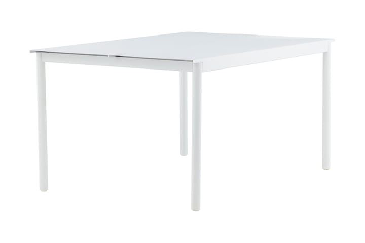 Ruokapöytä Modena 150 cm Valkoinen/Harmaa - Venture Home - Ruokapöytä terassille
