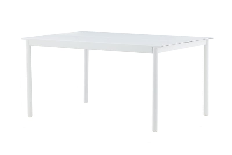 Ruokapöytä Modena 150 cm - Valkoinen/Harmaa - Puutarhakalusteet - Terassipöydät - Ruokapöytä terassille