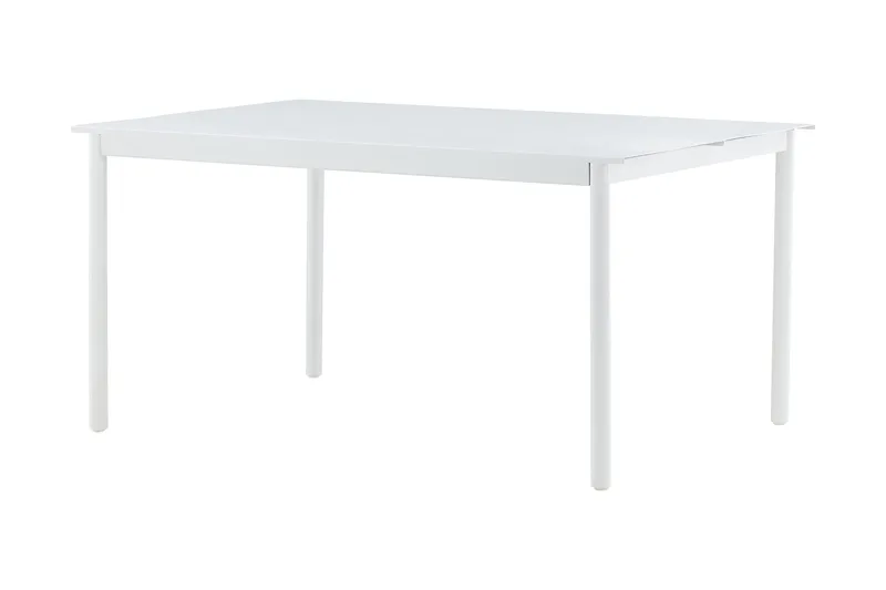 Ruokapöytä Modena 150 cm - Valkoinen/Harmaa - Puutarhakalusteet - Terassipöydät - Ruokapöytä terassille