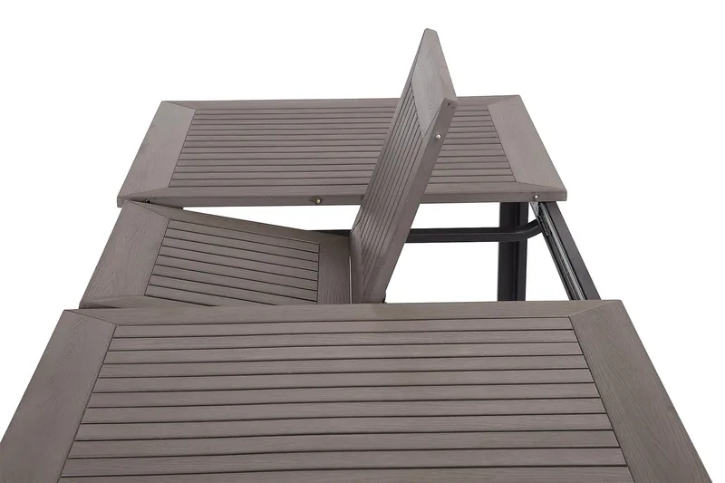 Ruokapöytä Monaco Jatkettava 152-210x90 cm - Musta - Puutarhakalusteet - Terassipöydät - Ruokapöytä terassille