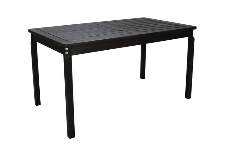 Ruokapöytä Olivio 135x77 cm - Musta - Ruokapöytä terassille