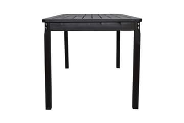 Ruokapöytä Olivio 135x77 cm - Musta - Puutarhakalusteet - Terassipöydät - Ruokapöytä terassille