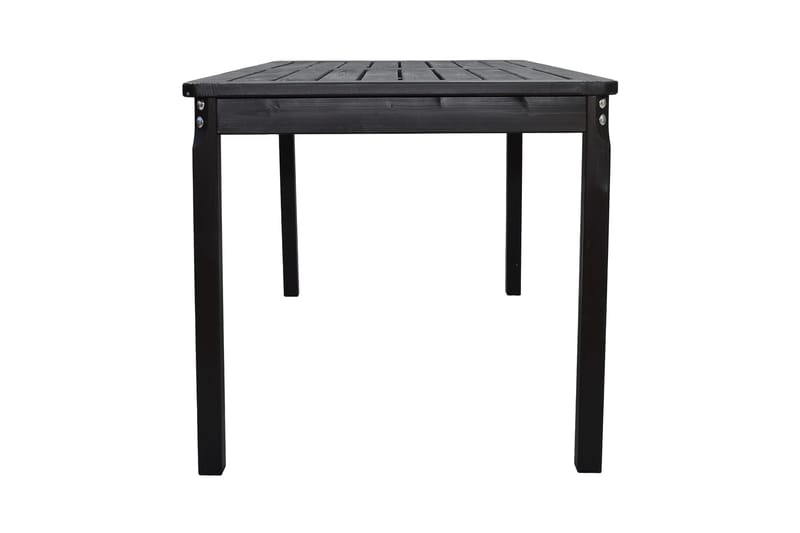 Ruokapöytä Olivio 135x77 cm - Musta - Puutarhakalusteet - Terassipöydät - Ruokapöytä terassille