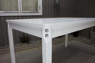 Ruokapöytä Olivo 135 cm Valkoinen - Puutarhakalusteet - Terassipöydät - Ruokapöytä terassille