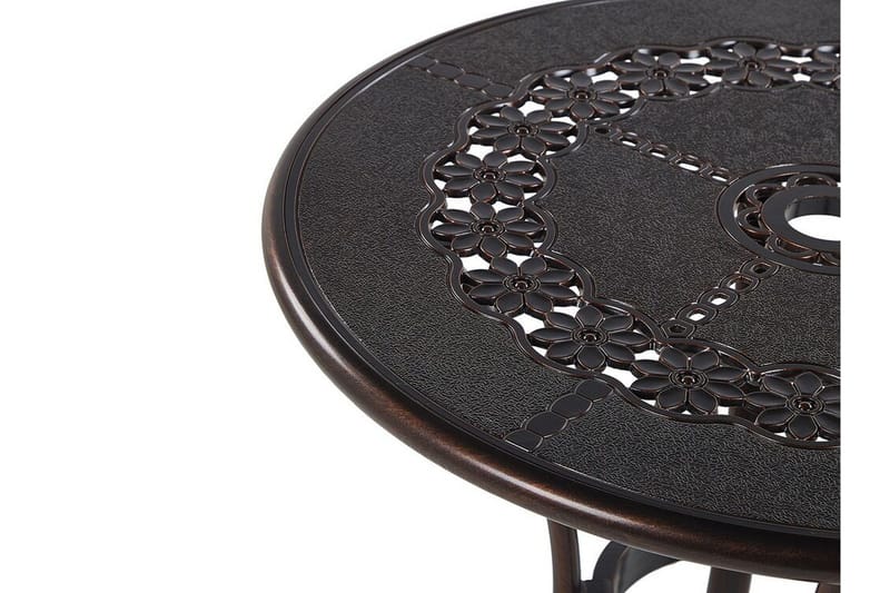 Ruokapöytä Radogna 65 cm pyöreä - Ruskea - Puutarhakalusteet - Terassipöydät - Ruokapöytä terassille