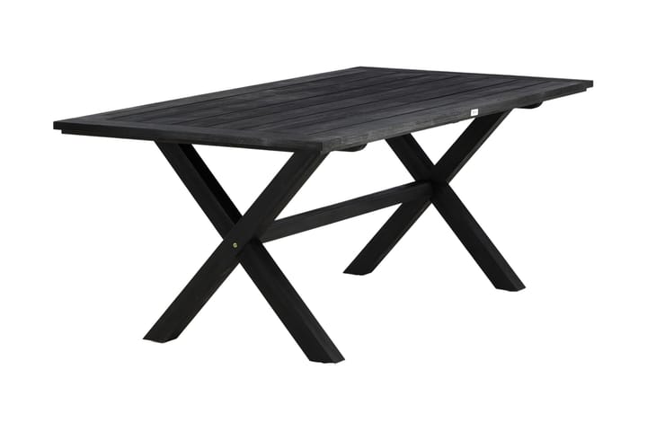 Ruokapöytä Rives 200 cm Musta - Venture Home - Ruokapöytä terassille