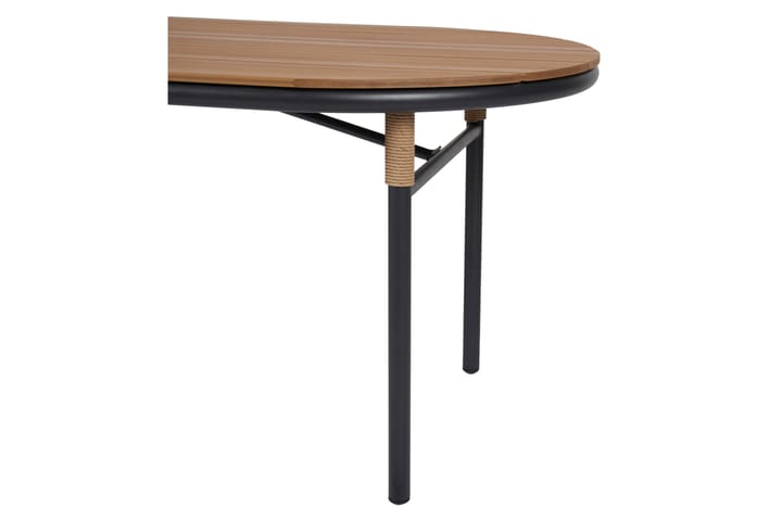 Ruokapöytä Romeo 92x180 cm - Ruskea/Musta - Ruokapöytä terassille
