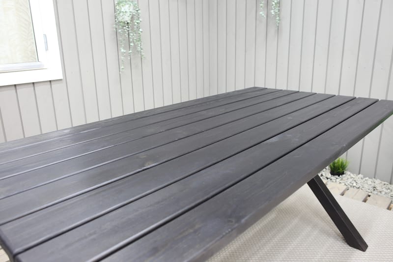 Ruokapöytä Scottsdale 150 cm Kahvimusta - KWA - Puutarhakalusteet - Terassipöydät - Ruokapöytä terassille