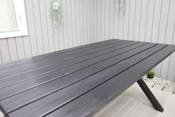 Ruokapöytä Scottsdale 150 cm Kahvimusta - KWA - Puutarhakalusteet - Terassipöydät - Ruokapöytä terassille