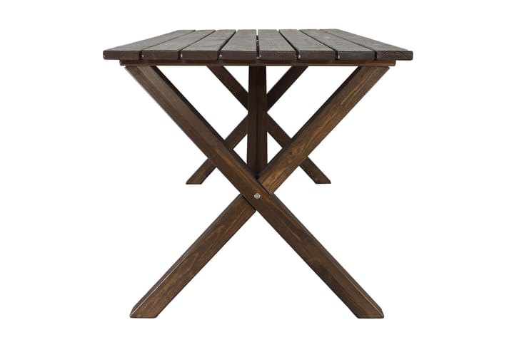Ruokapöytä Scottsdale 150 cm - Ruskea - Ruokapöytä terassille