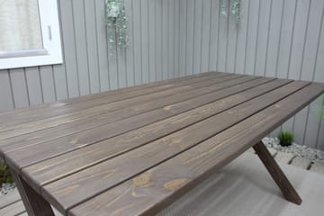 Ruokapöytä Scottsdale 150 cm - Ruskea - Puutarhakalusteet - Terassipöydät - Ruokapöytä terassille