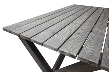 Ruokapöytä Scottsdale 150 cm Shabby Chic - KWA - Puutarhakalusteet - Terassipöydät - Ruokapöytä terassille