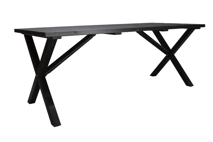 Ruokapöytä Scottsdale 190 cm Musta - KWA - Ruokapöytä terassille