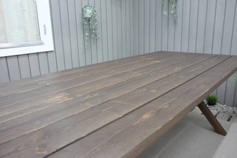 Ruokapöytä Scottsdale 190 cm - Ruskea - Puutarhakalusteet - Terassipöydät - Ruokapöytä terassille