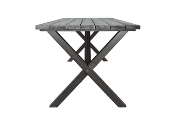 Ruokapöytä Scottsdale 190 cm Shabby Chic - Harmaa - Puutarhakalusteet - Terassipöydät - Ruokapöytä terassille