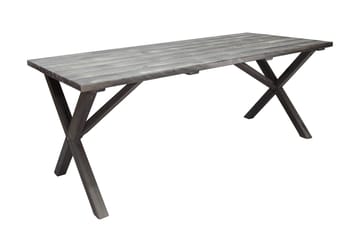 Ruokapöytä Scottsdale 190 cm Shabby Chic - Harmaa - Puutarhakalusteet - Terassipöydät - Ruokapöytä terassille