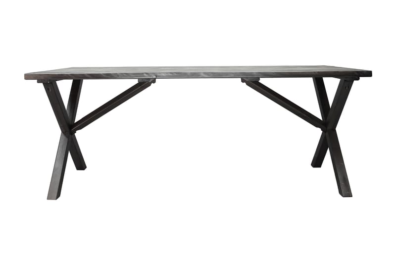 Ruokapöytä Scottsdale 190 cm Shabby Chic - Harmaa - Puutarhakalusteet - Terassipöydät - Ruokapöytä terassille