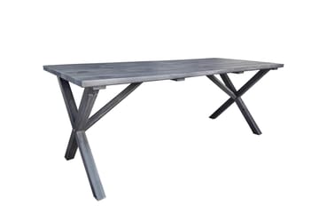 Ruokapöytä Scottsdale 190 cm Shabby Chic - Harmaa - Puutarhakalusteet - Terassipöydät - Ruokapöytä terassille