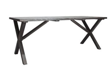 Ruokapöytä Scottsdale 190 cm Shabby Chic - Harmaa - Puutarhakalusteet - Terassipöydät - Ruokapöytä terassille