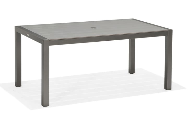 Ruokapöytä Solana 160 cm - Harmaa - Ruokapöytä terassille