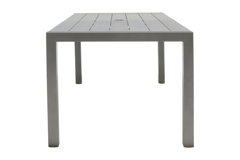 Ruokapöytä Solana 160 cm - Harmaa - Puutarhakalusteet - Terassipöydät - Ruokapöytä terassille