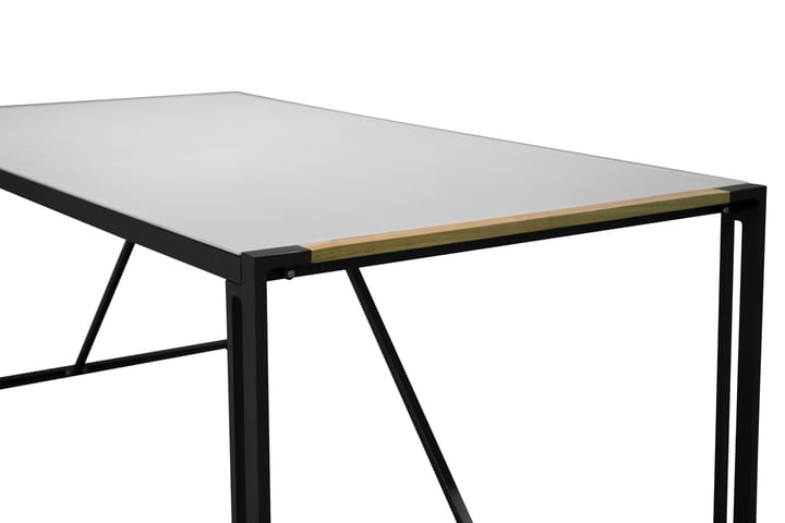 Ruokapöytä Texas 200 cm Musta/Harmaa - Venture Home - Ruokapöytä terassille