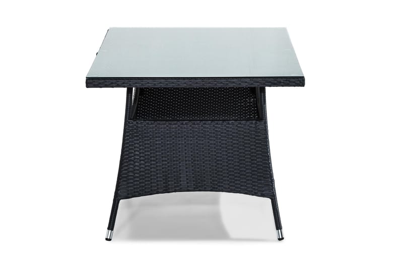Ruokapöytä Thor 140x90 cm - Musta - Puutarhakalusteet - Terassipöydät - Ruokapöytä terassille