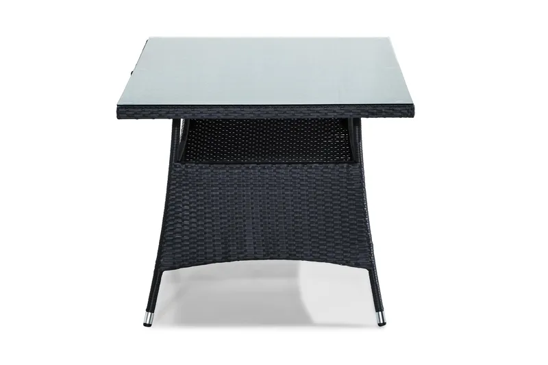 Ruokapöytä Thor 140x90 cm - Musta - Puutarhakalusteet - Terassipöydät - Ruokapöytä terassille