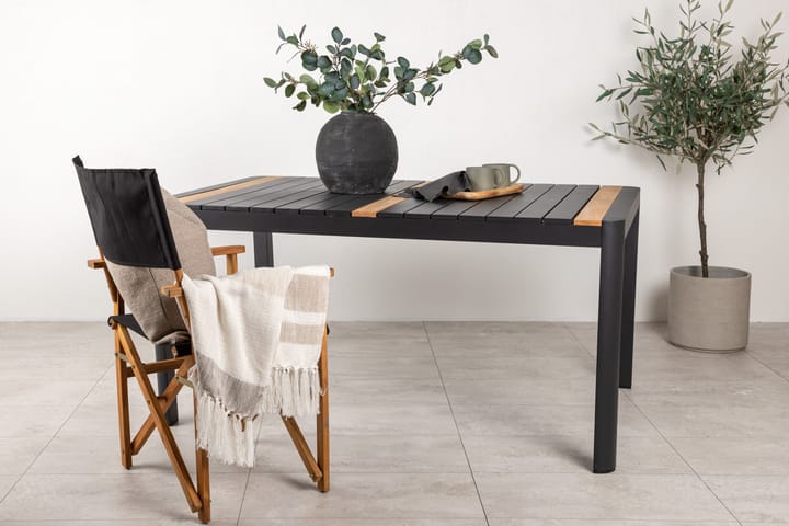 Ruokapöytä Togo 150 cm Beige - Venture Home - Ruokapöytä terassille