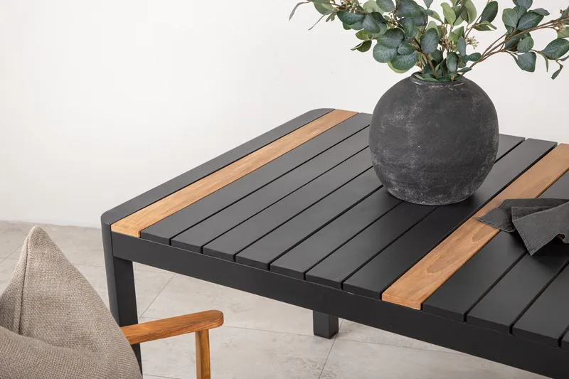 Ruokapöytä Togo 150 cm - Beige - Puutarhakalusteet - Terassipöydät - Ruokapöytä terassille