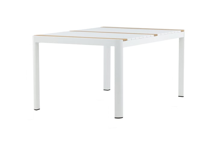 Ruokapöytä Togo 150 cm Valkoinen - Venture Home - Ruokapöytä terassille