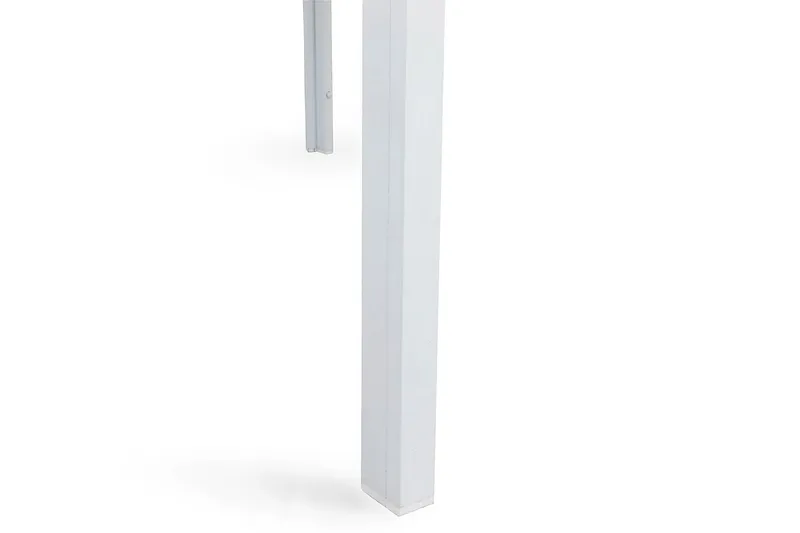 Ruokapöytä Tunis 150x90 cm - Valkoinen/Harmaa - Puutarhakalusteet - Terassipöydät - Ruokapöytä terassille