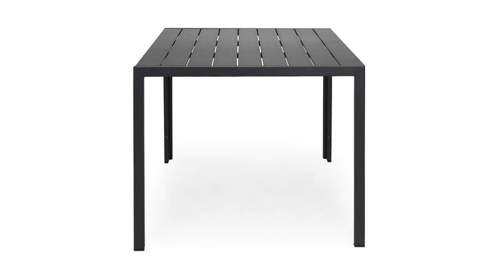 Ruokapöytä Tunis 90x90 cm - Musta/Musta - Ruokapöytä terassille
