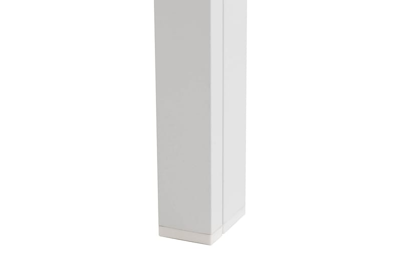 Ruokapöytä Tunis Jatkettava 152-200x90 cm - Valkoinen/Harmaa - Puutarhakalusteet - Terassipöydät - Ruokapöytä terassille