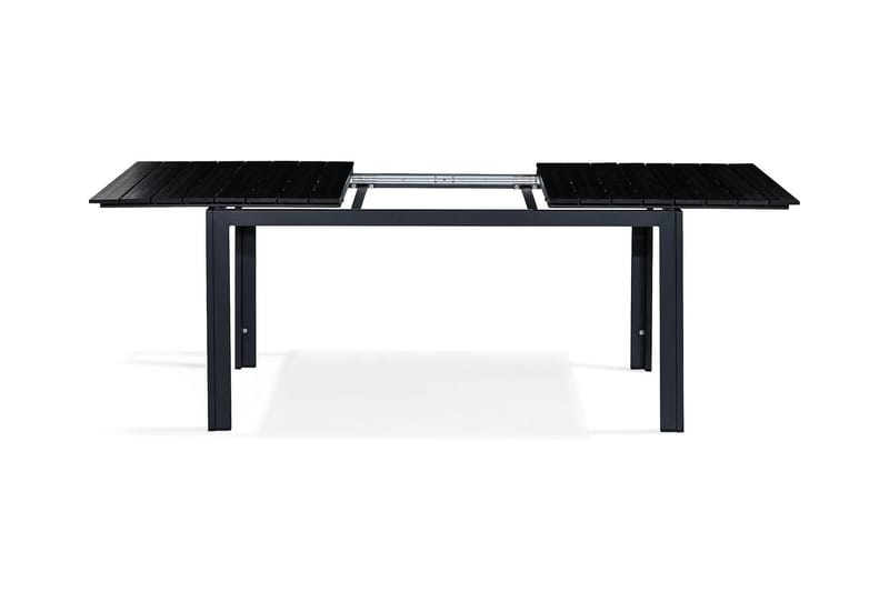 Ruokapöytä Tunis Jatkettava 152-210x90 cm - Musta - Puutarhakalusteet - Terassipöydät - Ruokapöytä terassille