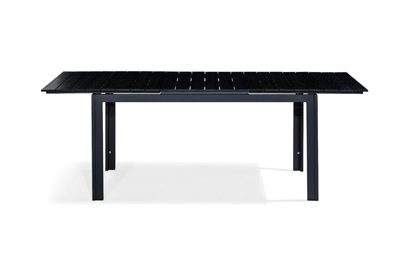 Ruokapöytä Tunis Jatkettava 152-210x90 cm - Musta - Puutarhakalusteet - Terassipöydät - Ruokapöytä terassille