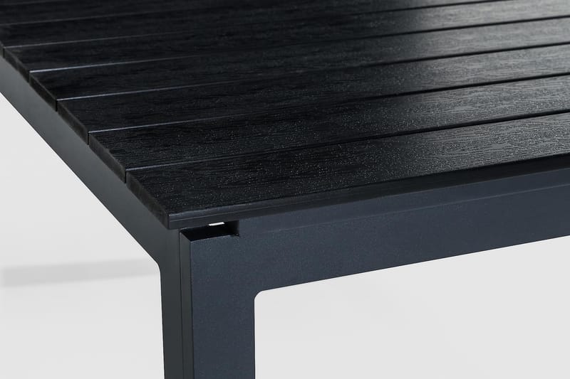 Ruokapöytä Tunis Jatkettava 152-210x90 cm - Musta - Puutarhakalusteet - Terassipöydät - Ruokapöytä terassille