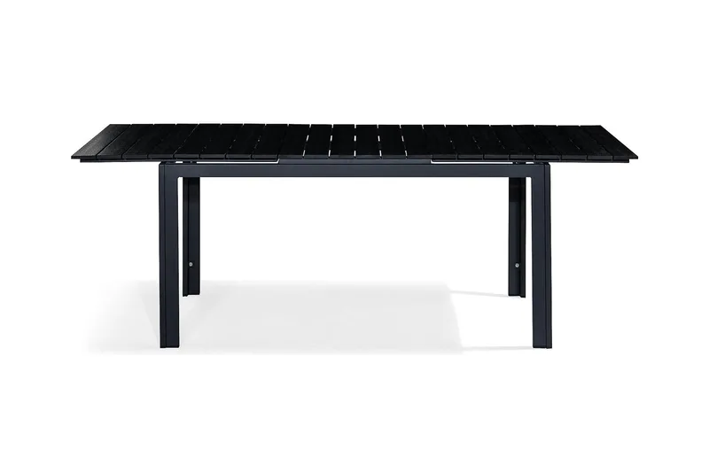 Ruokapöytä Tunis Jatkettava 152-210x90 cm - Musta - Puutarhakalusteet - Terassipöydät - Ruokapöytä terassille