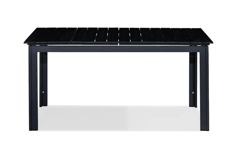 Ruokapöytä Tunis Jatkettava 152-210x90 cm - Musta - Puutarhakalusteet - Terassipöydät - Ruokapöytä terassille