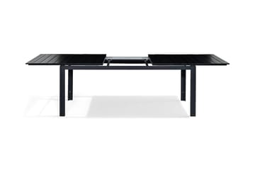 Ruokapöytä Tunis Jatkettava 220-280x100 cm - Musta/Harmaa - Puutarhakalusteet - Terassipöydät - Ruokapöytä terassille