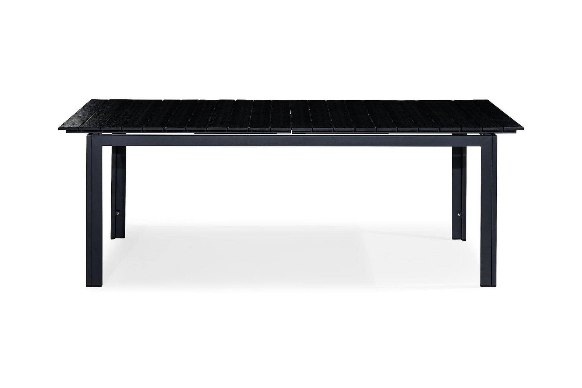 Ruokapöytä Tunis Jatkettava 220-280x100 cm - Musta/Harmaa - Puutarhakalusteet - Terassipöydät - Ruokapöytä terassille
