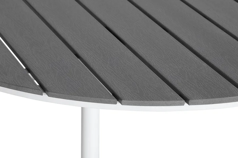 Ruokapöytä Tunis Pyöreä 140 cm - Harmaa - Puutarhakalusteet - Terassipöydät - Ruokapöytä terassille