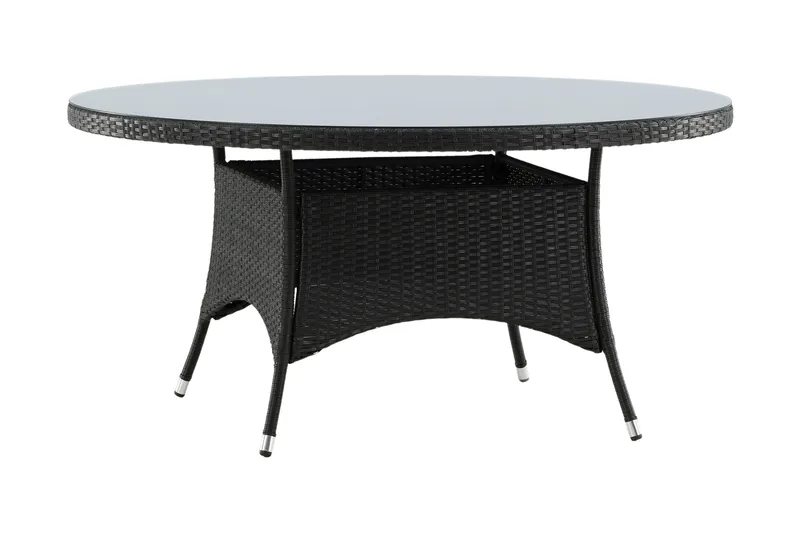 Ruokapöytä Volta Pyöreä 150 cm Musta, Venture Home