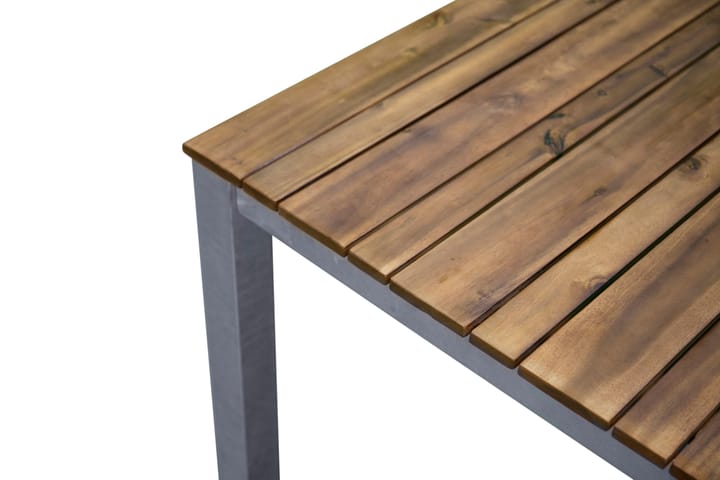 Ruokapöytä Zenia 200 cm Hopea/Ruskea - Venture Home - Ruokapöytä terassille