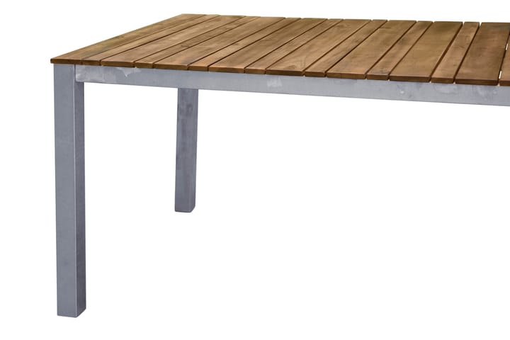 Ruokapöytä Zenia 200 cm Hopea/Ruskea - Venture Home - Ruokapöytä terassille