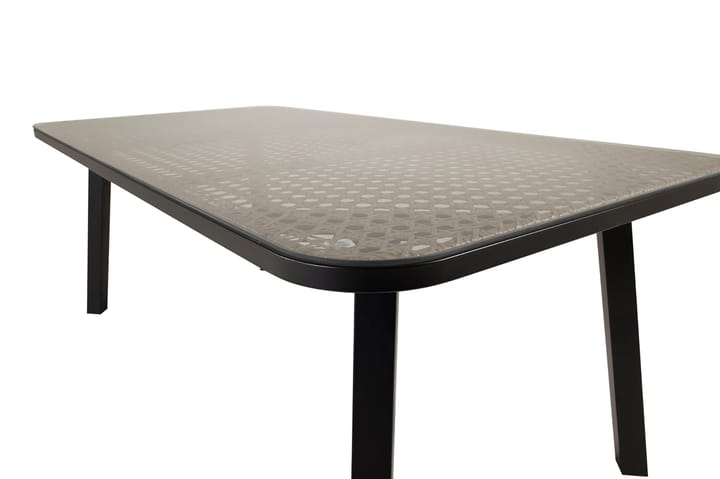 Ruokapöytä Paola 200 cm Musta/Ruskea - Venture Home - Ruokapöytä terassille