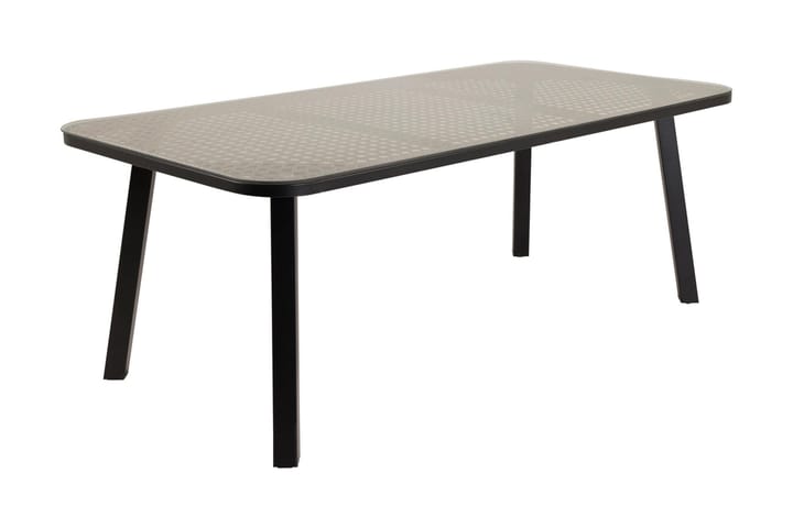 Ruokapöytä Paola 200 cm Musta/Ruskea - Venture Home - Ruokapöytä terassille
